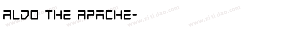 Aldo the Apache字体转换